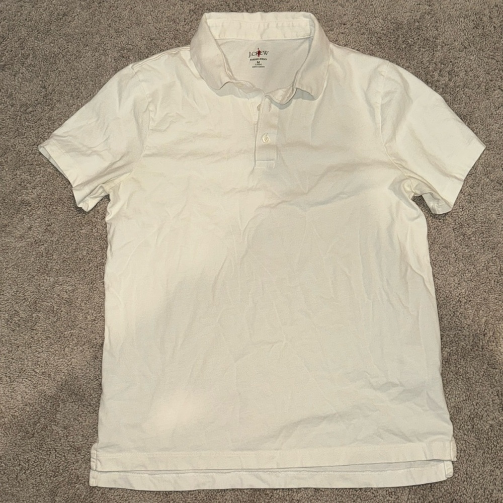 J Crew Sueded Cotton Polo